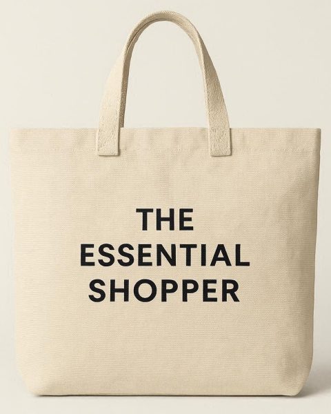Heavyweight Organic Cotton Canvas Tote - The Essential Shopper