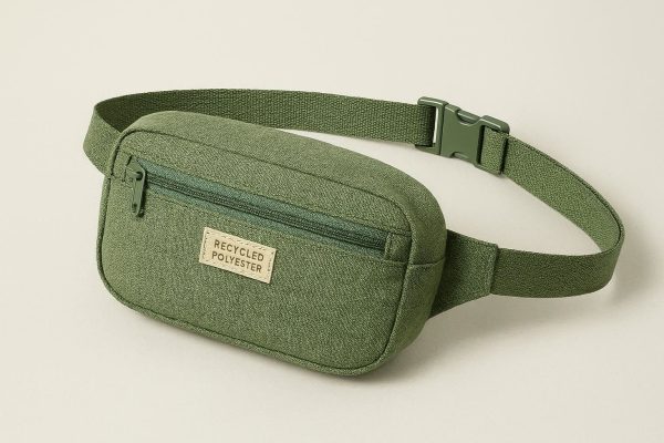 Eco-Friendly Recycled Polyester Waist Pack - Sustainable Choice