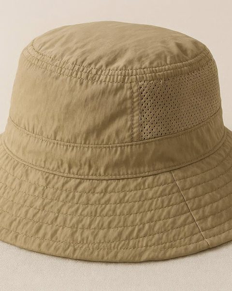 Breathable Nylon Bucket Hat - Lightweight & Packable for Travel