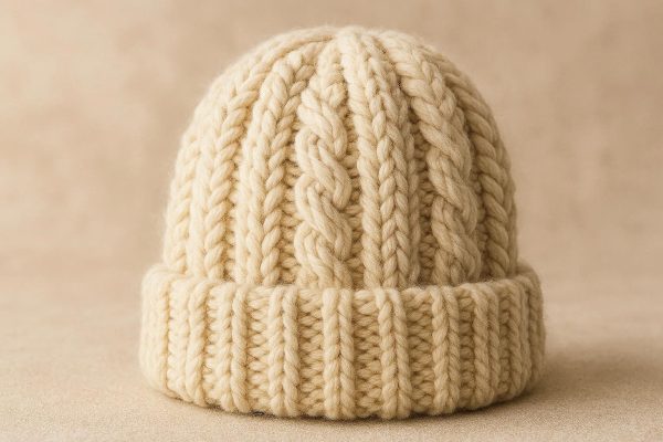 24 Cable Knit Beanie - Chunky & Cozy Winter Warmth