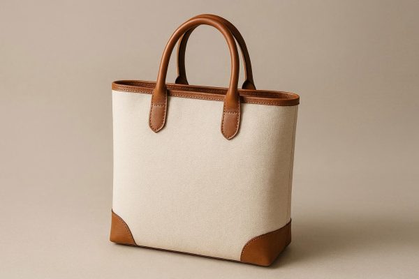 7 Canvas Tote with Leather Accent Handles - Elevated Everyday Bag